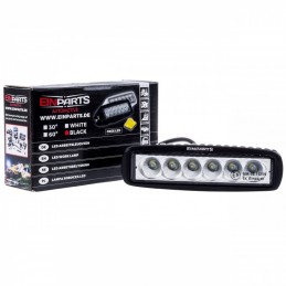 LED PracovnĂ­ svÄtlo 18W (6 x 3W CREE) 60Â° (ÄernĂŠ)